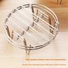 Stainless Steel Steaming Rack Steamed Vegetable Rack Rice Cooker High Foot Large Small Steamer Rack Household Water Pot Steaming Rack
