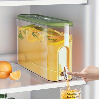 Large Capacity Cold Water Container with Tap - Food Grade for Home Summer Refrigeration