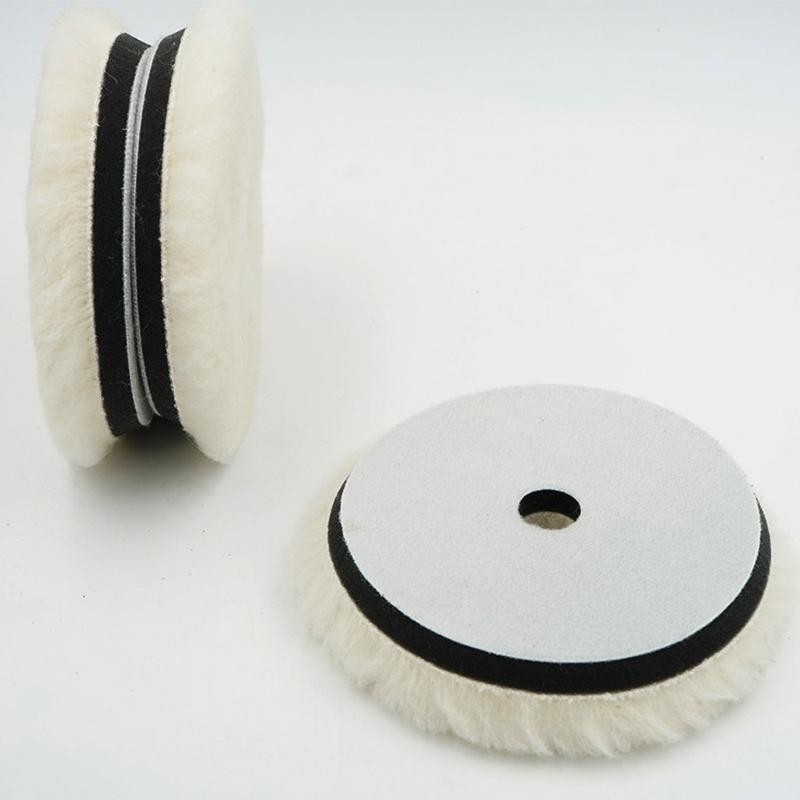 1 szt. 6"/7" wełniana podkładka polerska do maszyny polerującej woskowanie polerowanie polerowanie pielęgnacja lakieru samochodowego podkładki polerskie do polerowania samochodu