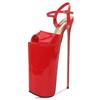 Luxury Women Sandals 22cm Super High Heels Summer Shoes Platform Sexy Red Silver Heeled Party Dance Stripper Fetish Shoes Female