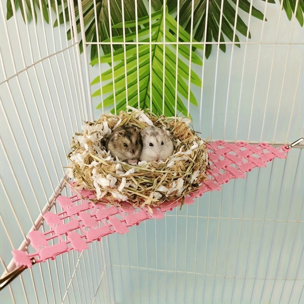 Atmungsaktive Papageien-Hängematten mit Haken Vogelkäfig-Zubehör Kleintier-Unterhaltung