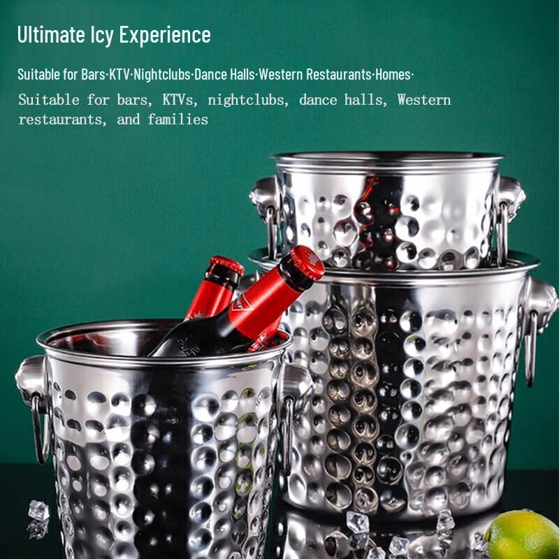 Venus Stainless Steel Portable Ice Bucket