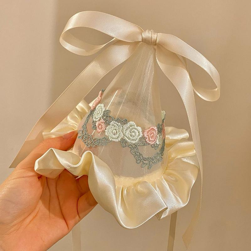 

1 Piece Flower Butterfly Knot Mesh Ribbon Headband Lace Girl Baby Princess Hat Birthday Gift Party Headdress Hair Accessories