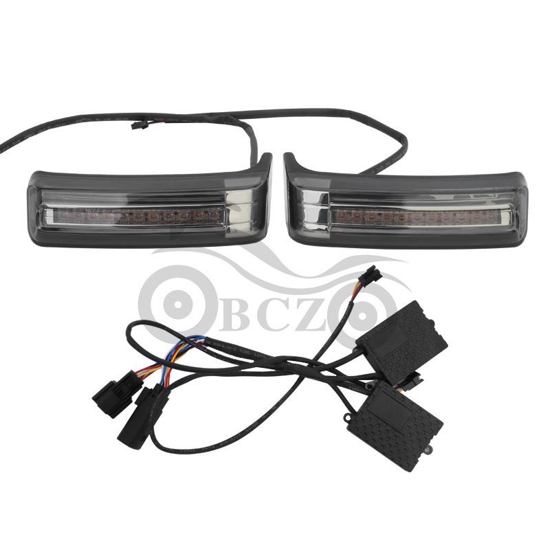 Harley Big Glide Luggage Side Box & Taillight for 14+ Models