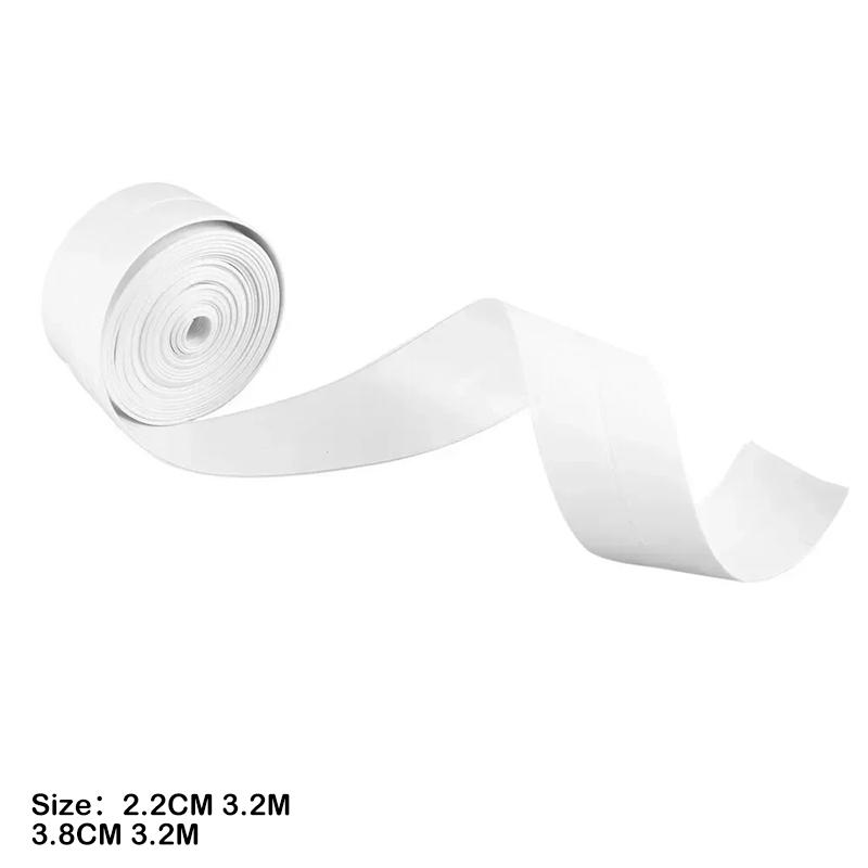 3.2M Pvc Waterproof Sealant Tape For Bathroom Sinks, Showers, Bathtubs And Toilets Self-Adhesive Wall Stickers