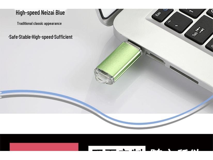 Multi-Color USB Flash Drive - 128MB To 4GB, Metal Design, Encrypted, Perfect for Gifts