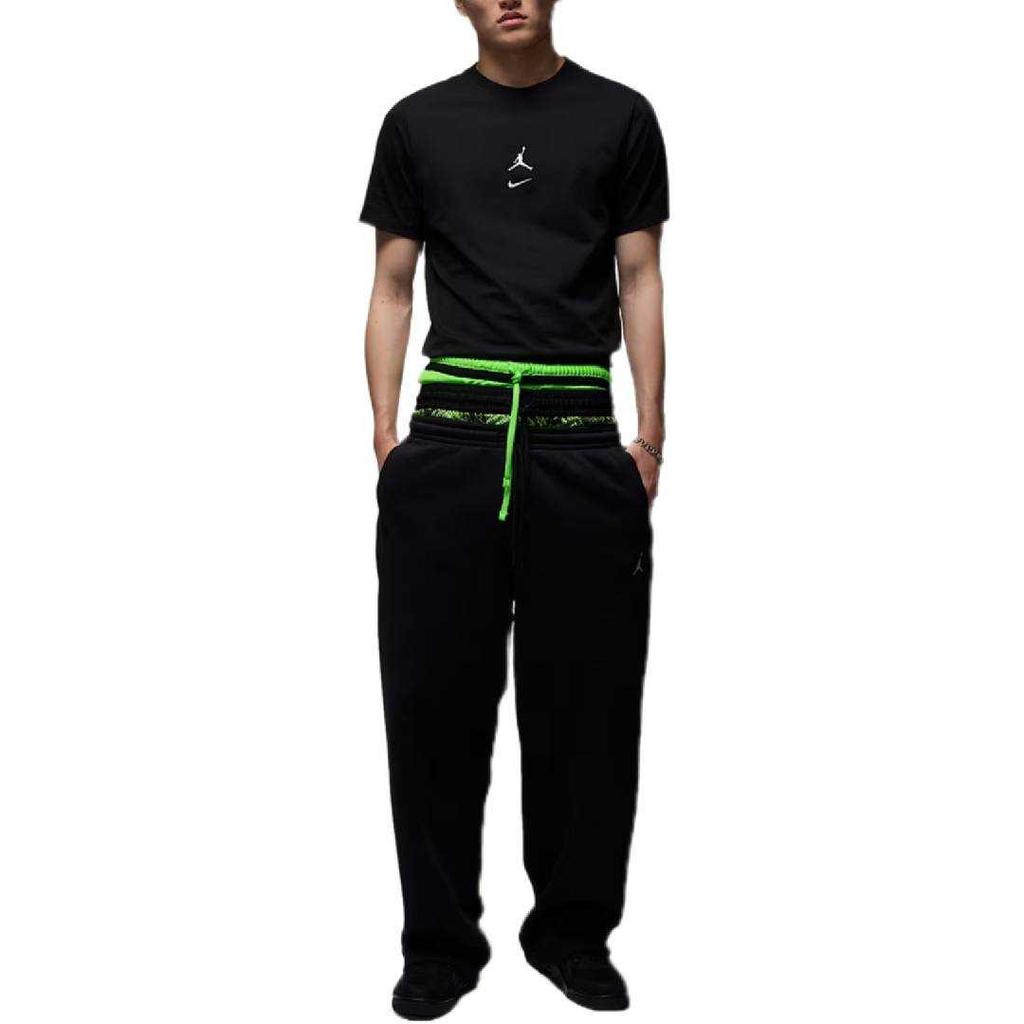 Jordan Jumpman MVP SS25 Fashion Simple Stylish Solid Color Short Sleeve T-Shirt Men Tops Black IB7522-010