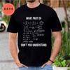 Summer T Shirt for Men T-shirt Unisex Streetwear Mathematics Math University Teacher Ironic Joke Graphic Fashion Men's Clothing
