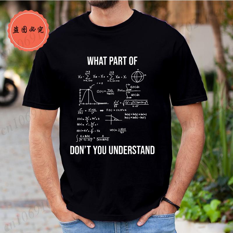 Summer T Shirt for Men T-shirt Unisex Streetwear Mathematics Math University Teacher Ironic Joke Graphic Fashion Men's Clothing