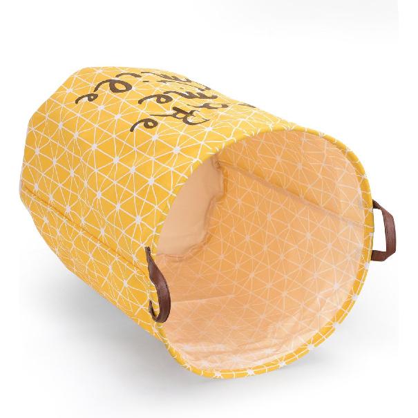 Heavy Duty Durable Canvas Storage Laundry Hamper Basket Large Foldable Toys Clothing Organizer Closet Storage Bin Bag
