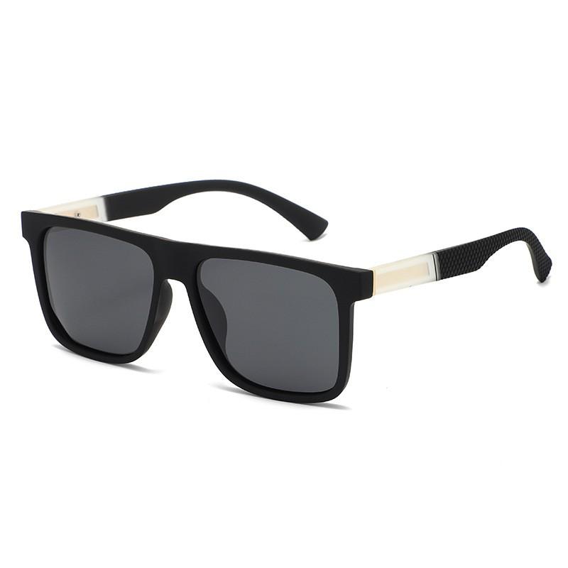 

Tide Square Frame Sunglasses For Men, Polarized, Uv-resistant, High-end Style, Street Wear, Driving Glasses GJ3004 чёрный