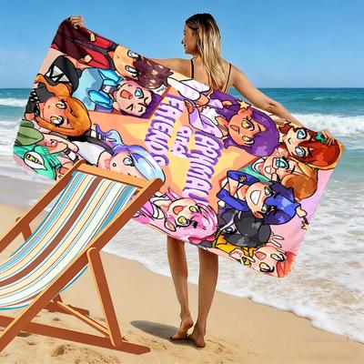 Aphmau and Friends 2D Flat Print Beach Towel, Large Soft Quick Dry Towel for Beach Camping SwimmingDSTJ0925215