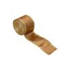 5M Leaves Pattern Christmas Gift Bow Ribbon DIY Lightweight Gold Trim Wired Ribbon Christmas Tree Ribbon Xmas Ornaments