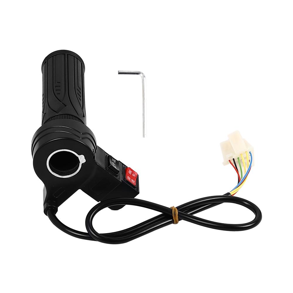 Twist Throttle Controller With Push High/Medium/Low Speed Forward And Reverse Botton For Ebike,E-Scooter Throttle Handle Grip