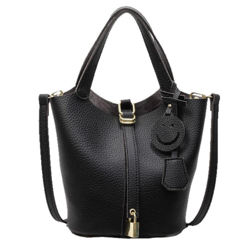Handheld Bucket Bag Women's New Fashion Versatile Shoulder Bag Casual Messenger Bag