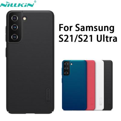For Samsung Galaxy S21 Case Nillkin Frosted Shield PC Hard Back Cover For Samsung S21 Ultra + Plus