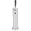 Stainless Steel Beer Draft Tower with Single Faucet Dispenser Home Brewing Equipment