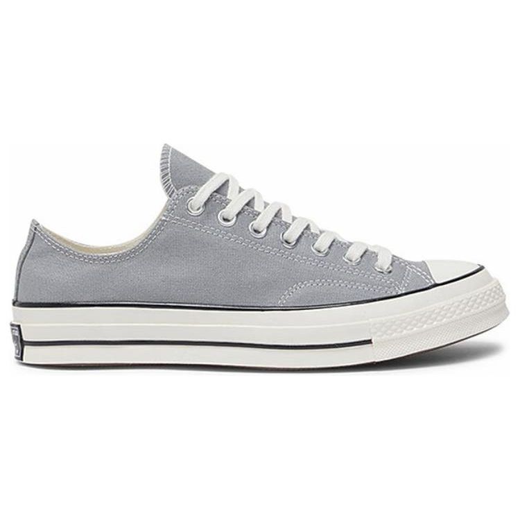 Converse Chuck 70 Comfortable Versatile Breathable Lightweight Low-Top Casual Shoes Unisex sneaker Gray A12491C