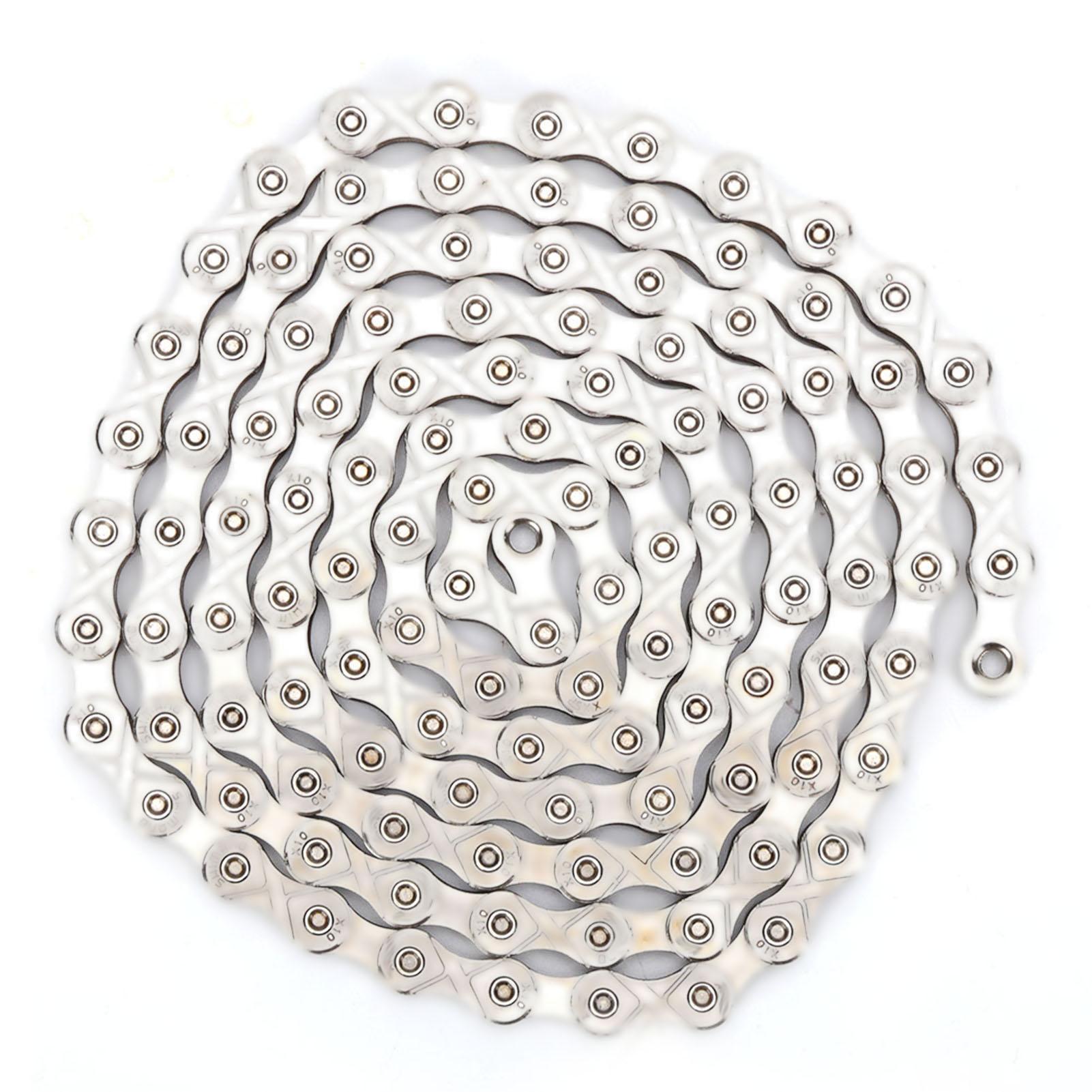 

Цепь для горного велосипеда из нержавеющей стали, устойчивая к ржавчине, аксессуар для велосипедов с 10/30 скоростями