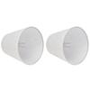 2PCS Table Lamp Shade Cover Fabric Clip On Lampshade for E14 Screw Candlestick Lamp Chandelier