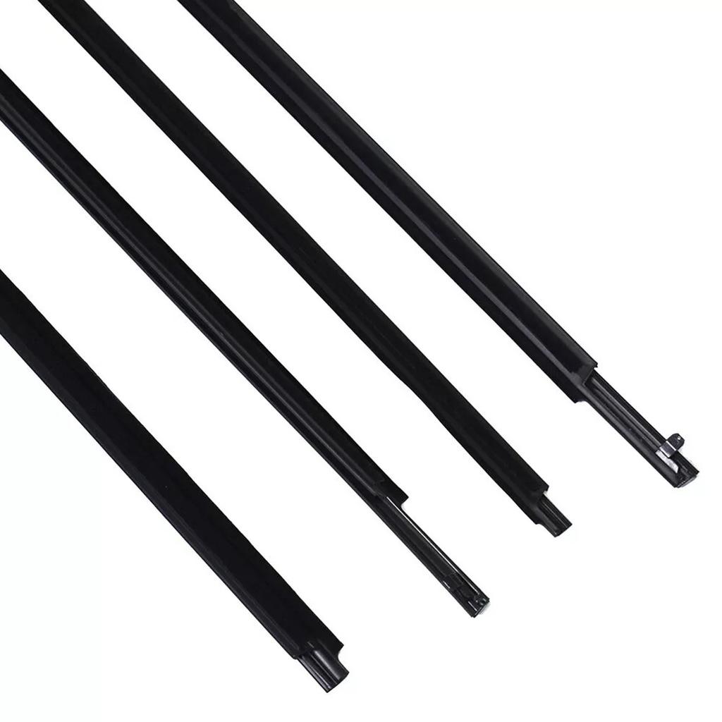 4Pcs Weatherstrip Window Moulding Trim Seal Belt For Toyota Highlander 2008-2010