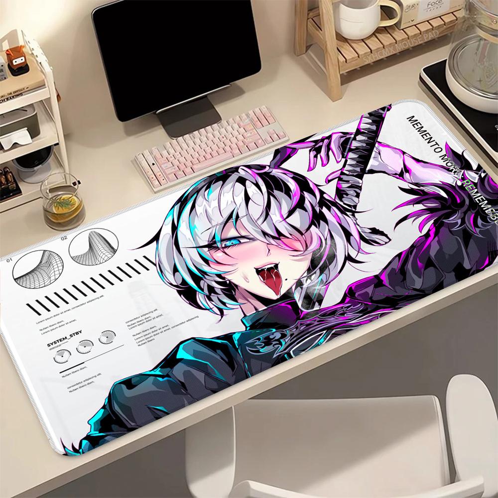 Mouse Pad Office Gaming Laptop Desk HD Mat Anime Cute Girl Mousepad PC Kawaii Gamer Mouse Mat Computer Accessories Keyboard Pad