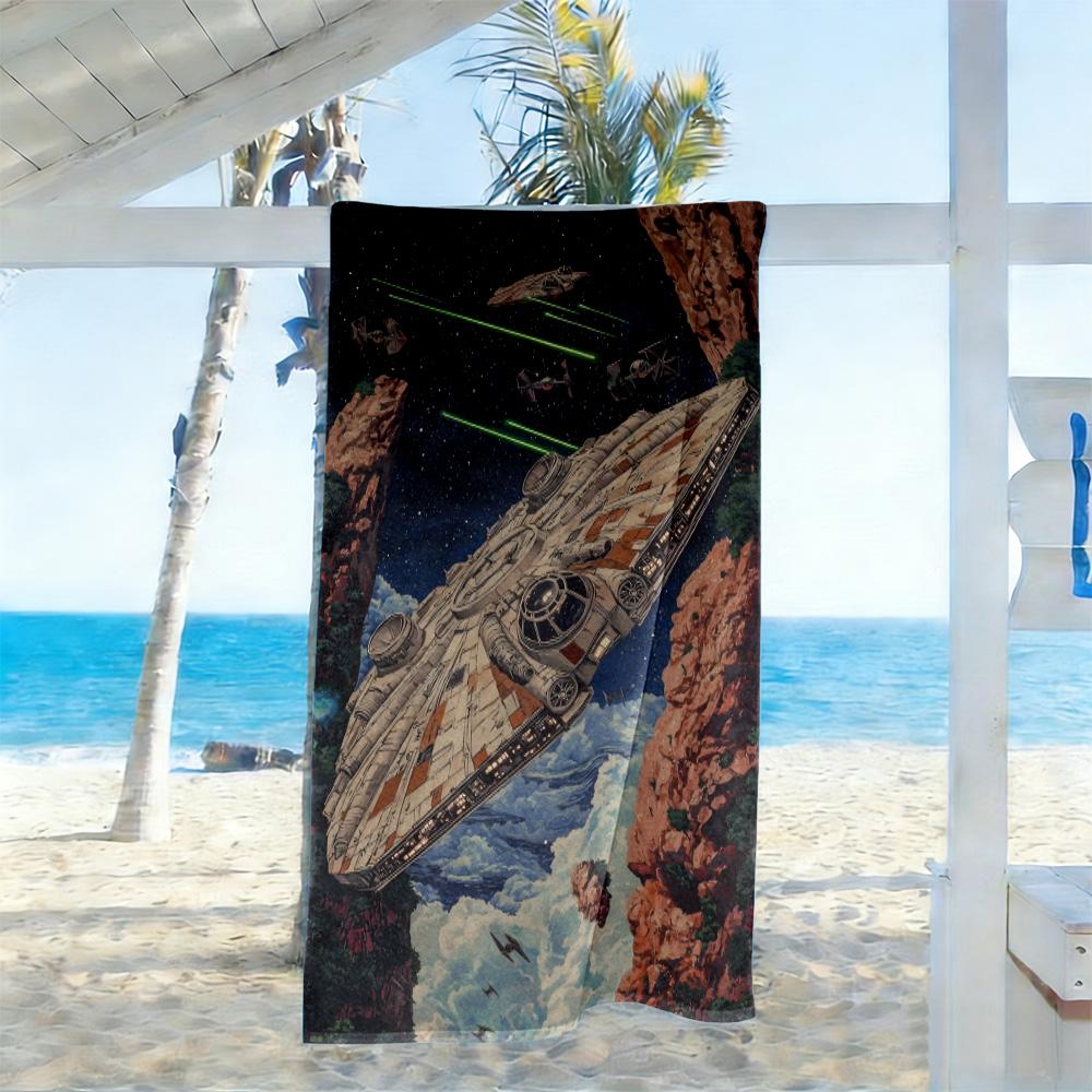 Star Wars Beach Towel Soft Durable Quick-Dry Comfortable Lightweight Portable for Swimming,Beach,Camping, Travel, Beach Accessories,Gym