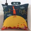 45x45cm Personalized Cartoon Animal Printed Sofa Cushion Cover Home Living Room Throw Pillowcase Decoration