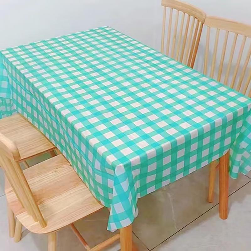 Прямоугольная клетчатая одноразовая скатерть COFLYEE 20 Sheets