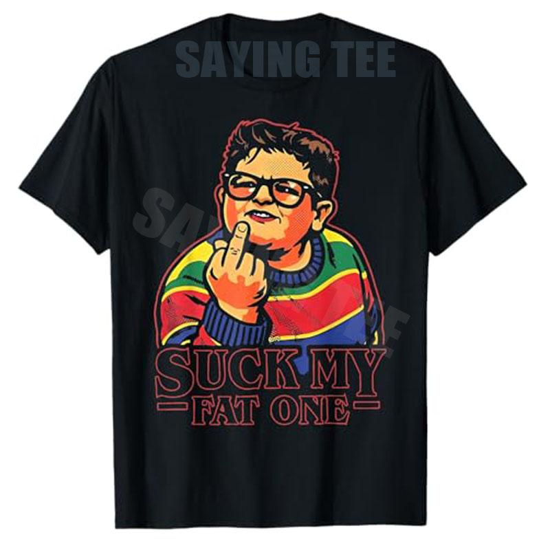 Funny Suck My Fat One Retro Design Men and Women T-Shirt Y2k Gym Fitness Sarcastic Joke Saying Tee Summer Fashion Novelty Gift S разноцветный