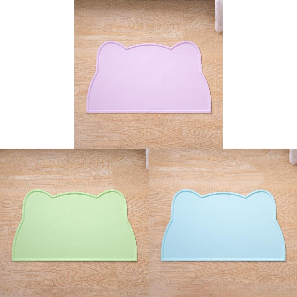 Cat Dog Silicone Pet Placemat With Antislip Waterproof Design For Cats And Small Pets
