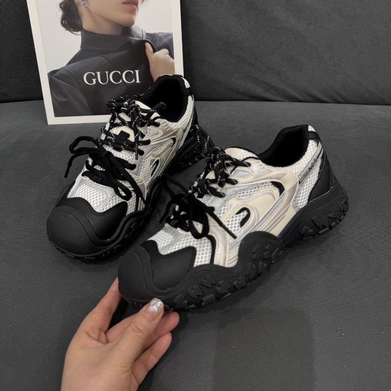 Platform ugly cute shoes dad shoes women's spring and summer new mesh breathable hiking shoes casual sports shoes tide