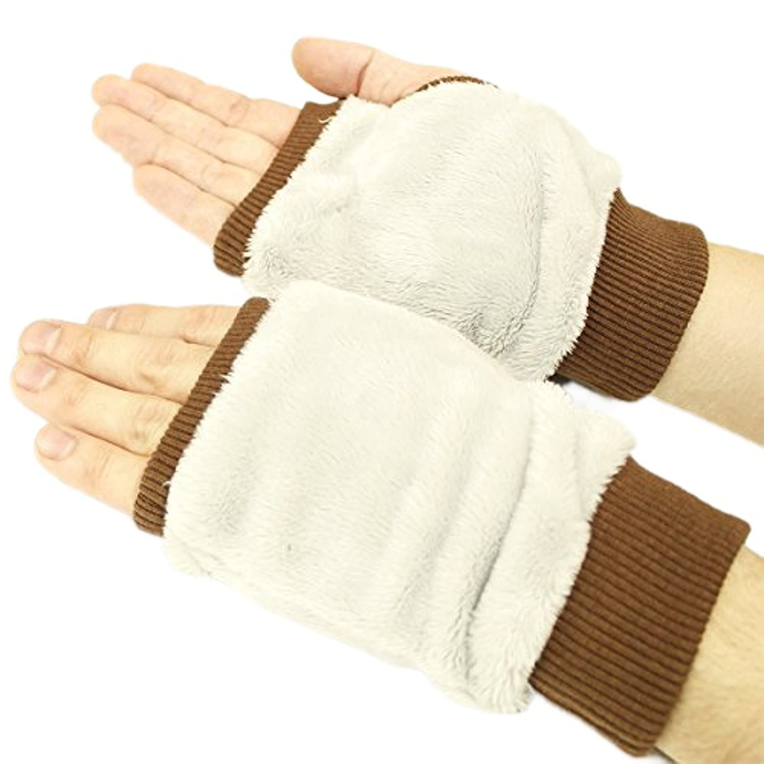 

Базовые перчатки из микромеха енота для мужчин и женщин (Серебряный)