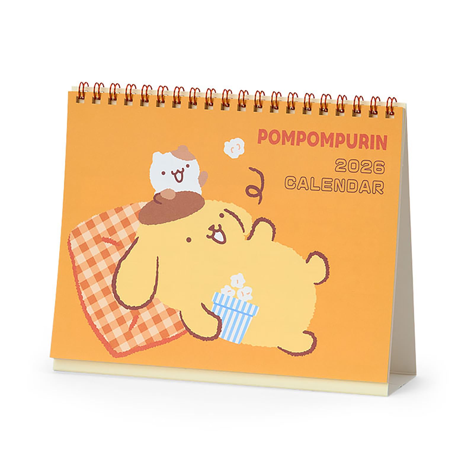 

Sanrio 2026 Pompompurin Paper Tabletop Ring Calendar 622087