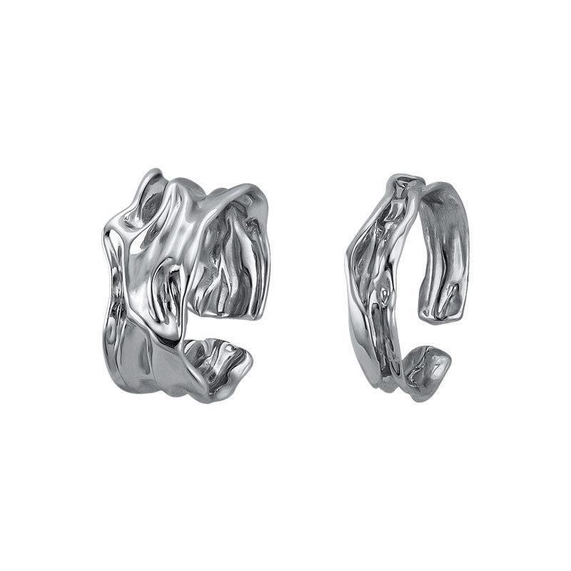 2025 Irregular Adjustable Texture Ring for Women - Cold Style Light Luxury Accessory