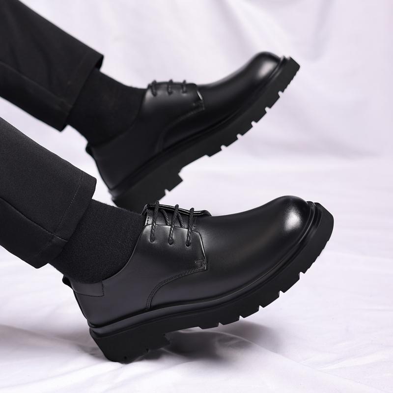 Fashion All-match Men's Genuine Leather Shoes Outdoor Men Oxford Shoes New Casual Men Walking Shoes Men Classic Handmade Formal Flats