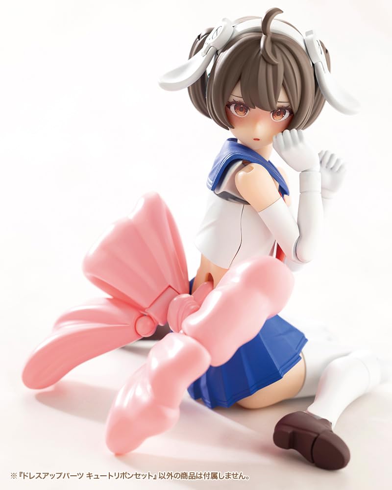 Kotobukiya M.S.G Modeling Support Goods Dress-Up Parts Cute Ribbon Set, Approx. 100mm In Length, Non-Scale Plastic Model