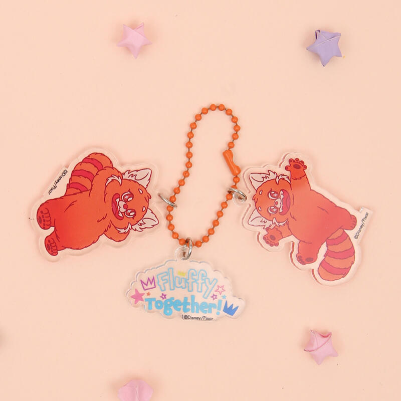 Pixar May Fluffy & Puppy Acrylic Keychain PIXAR May