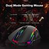Souris gaming double mode sans fil/filaire Redragon M910-KS RANGER LITE RGB2.4G, 8000 DPI, boutons de tir rapide - Noire