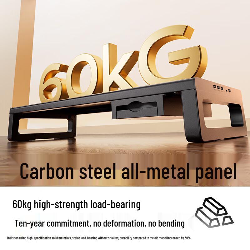 llano ZG006 Pro Multi-functional Monitor Riser with USB Hub