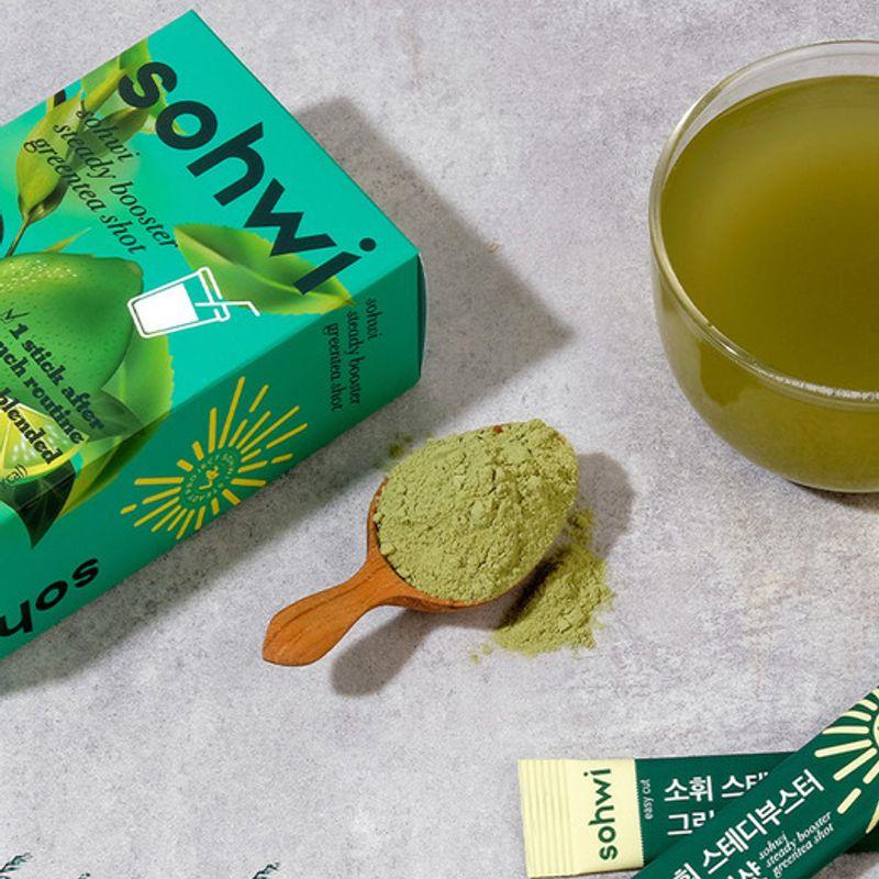 Sohui Green Tea Shot 6 Boxes (84 Packets)