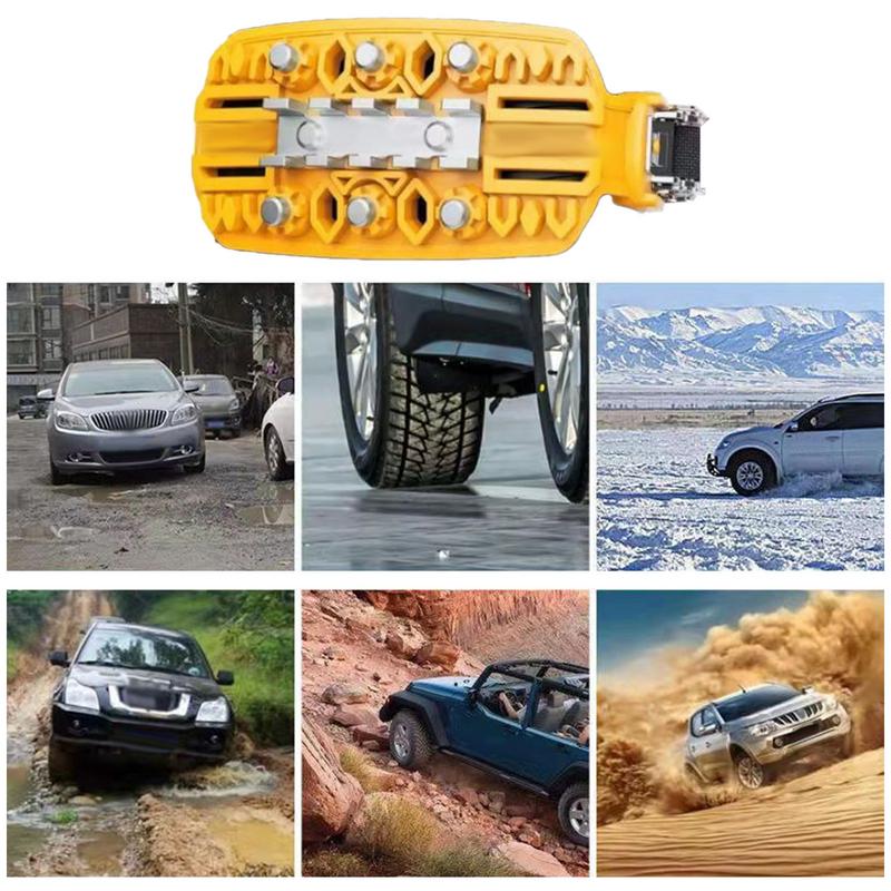 3PCS Snow Chains Anti-Skid Tire Chains For Cars Winter Snow Tire Chains For Winter Driving On Snow Ice Mud And Mountain Roads