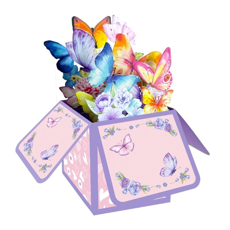 3D PopUp Birthday Cards,Happy Birthday Card, Popup Birthday Greeting Cards with Envelope and Notecards for Husband Wife