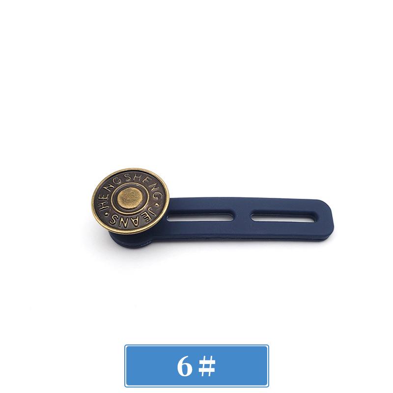 Adjustable No-Sew Waist Extension Button for Jeans