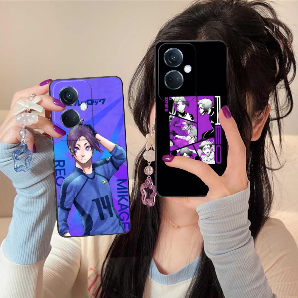 Blue Lock Reo Mikage Matte TPU Mobile Phone Case for OPPO Find X9 X8 X7 X6 X5 X3 X2 Plus s Pro Ultra Lite Printing Cover