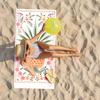 Bohemian Pineapple Flowers Polyester Microfiber Beach Towel Is Highly Absorbent, Suitable for Swimming and Beach Outings