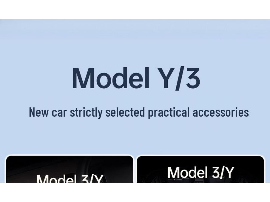 Tesla Model Y & 3 Refresh TPE Interior Floor Mats - Full Set Protection Accessories