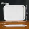 Handun 17-inch Melamine Serving Trays