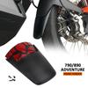 Motorcycle Splash Guard Front Fender Wheel Hugger Extension For 890 Adventure 2021 2022 2023 2024 790 ADVENTURE ADV 2019-