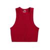 O-Ausschnitt Einfarbiges Crop-Top Damen Einfarbige Basic-T-Shirts Weste Nahtlos Streetwear Elastisches Gestrick Ärmellos Lässige Tanktops Damen